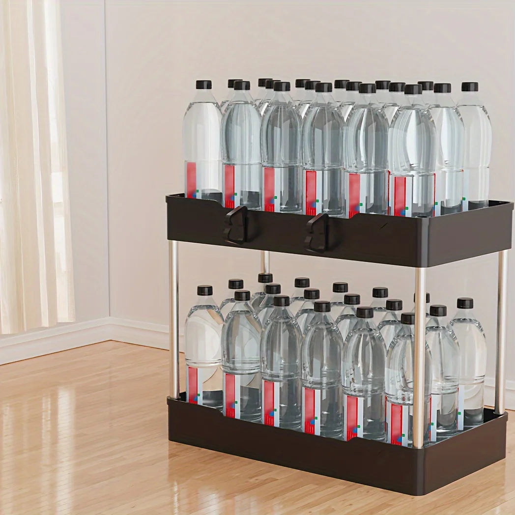 Under Sink Organizer Set 3pc For Bathroom Kitchen Cosmetics Storage