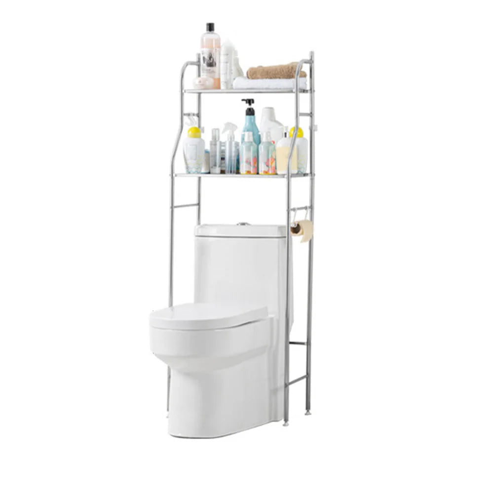 Studyset Over Toilet Storage Shelf Two-Tier Freestanding