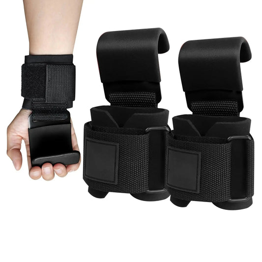 Fitness Lifting Hooks And Wrist Straps For Hand Grip Support