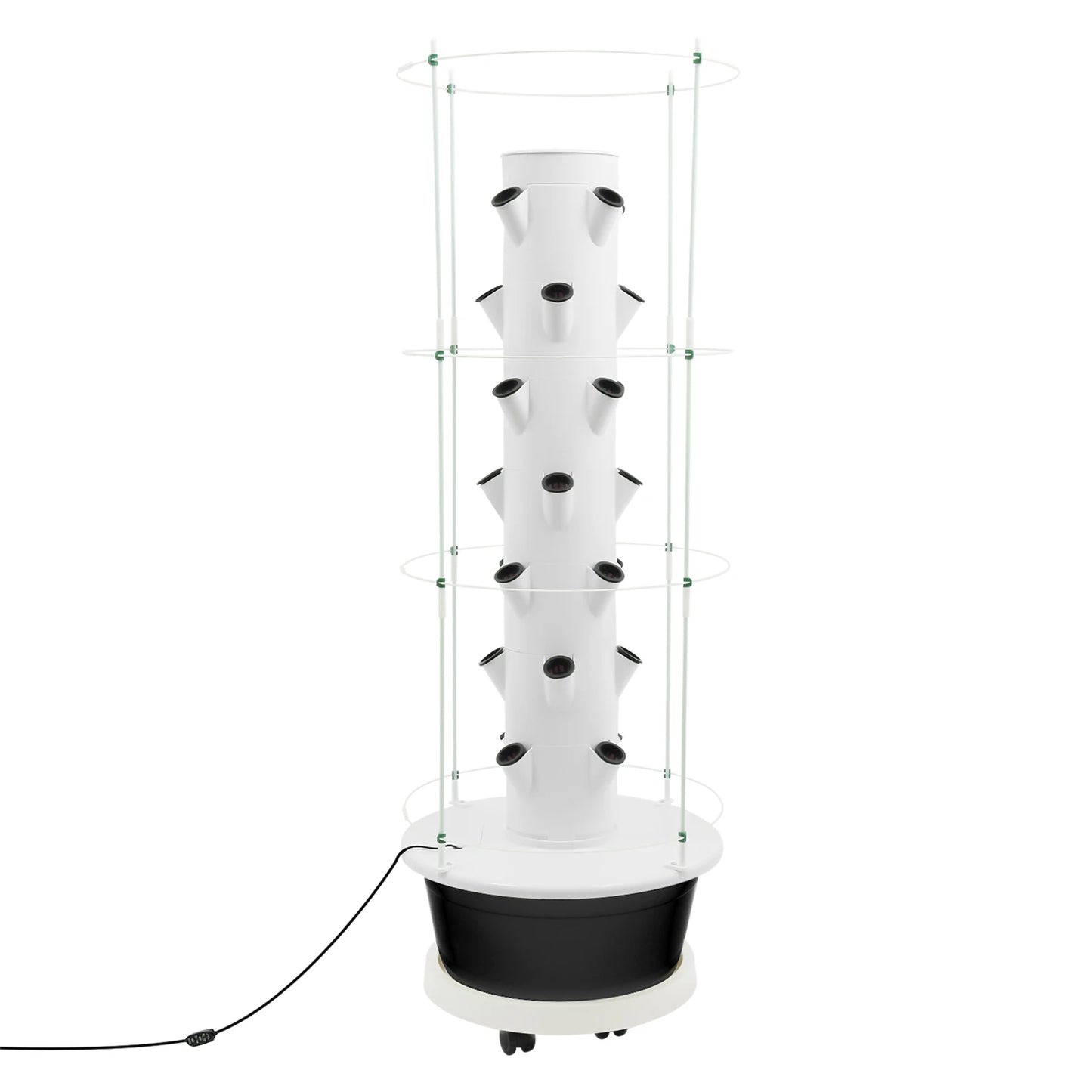 7-Tier Hydroponic Growing Tower With Pump And Timer