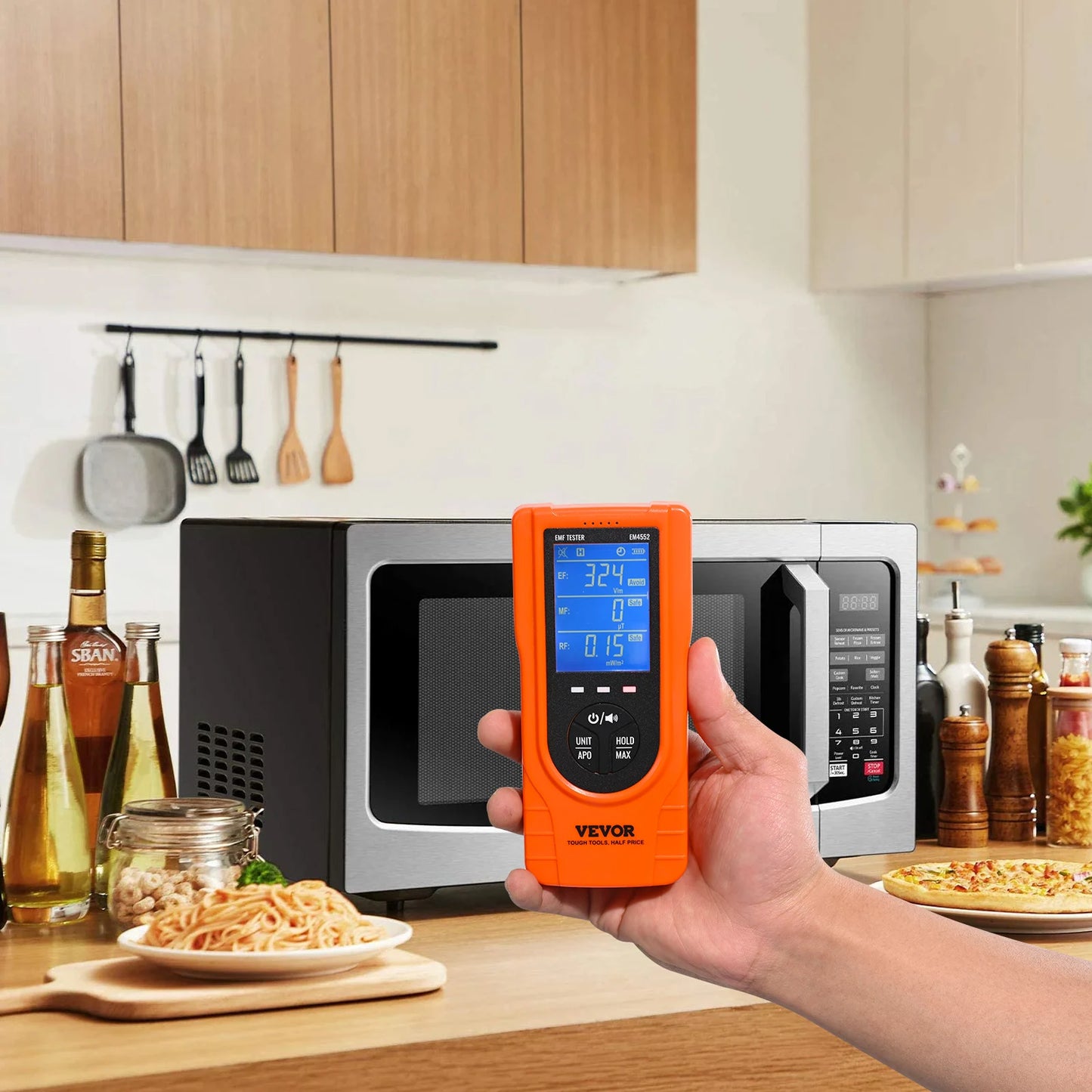 EMF Meter 5Hz To 3.5GHz Handheld Electromagnetic Field Detector