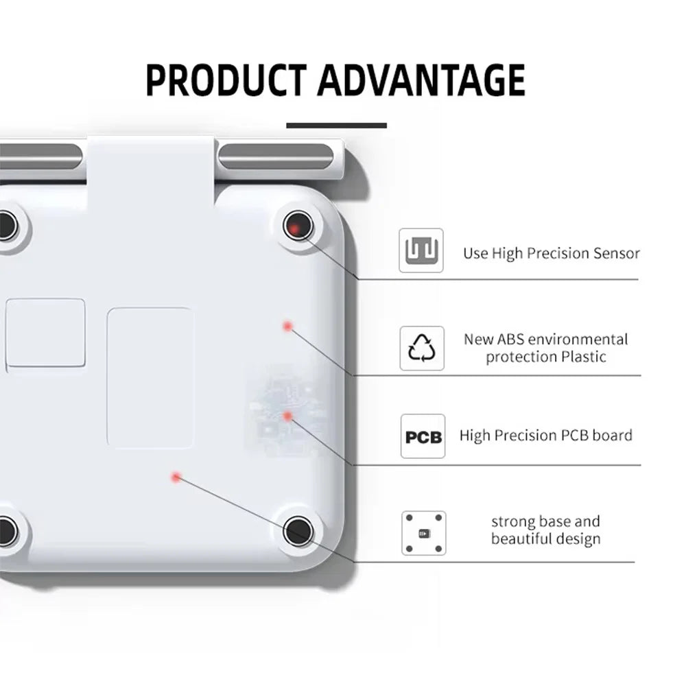 Smart Scale With 8 Electrode Full Body Composition Analyzer