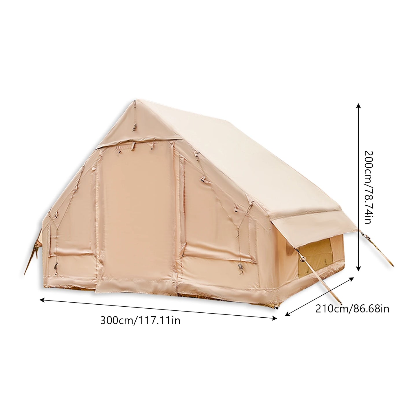 Pakicetus Inflatable Camping Tent Quick Setup for Groups