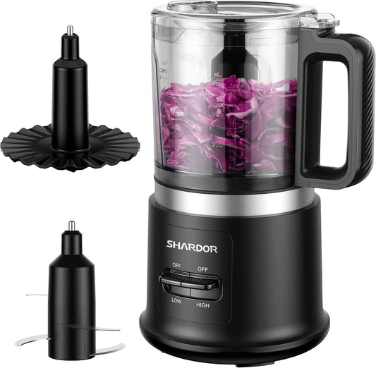 Mini Food Processor 400W 2 Speed Chopper Puree BPA Free