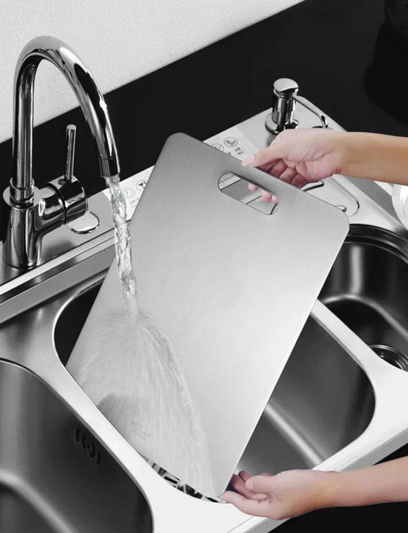 304 Stainless Steel Chopping Board For Kitchen Antibacterial Mildew Proof