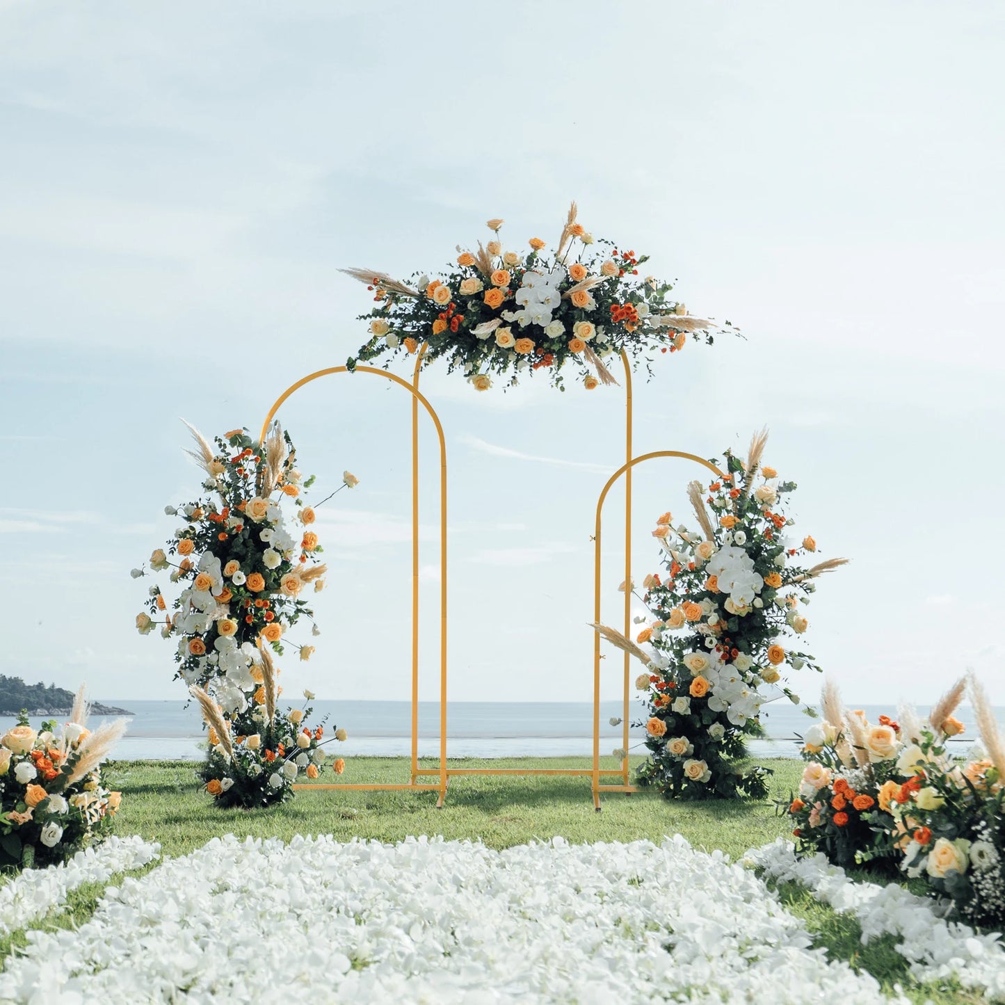 Metal Balloon Arch Bracket 3 Piece Set for Weddings
