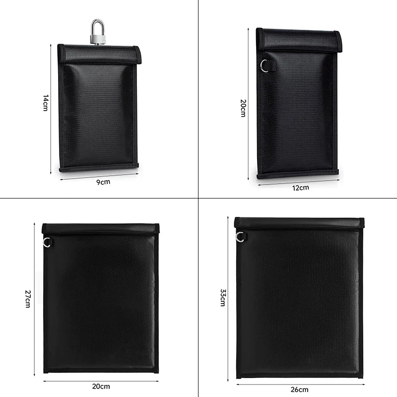 RFID Faraday Car Key Shielding Bag And RF Signal Protector