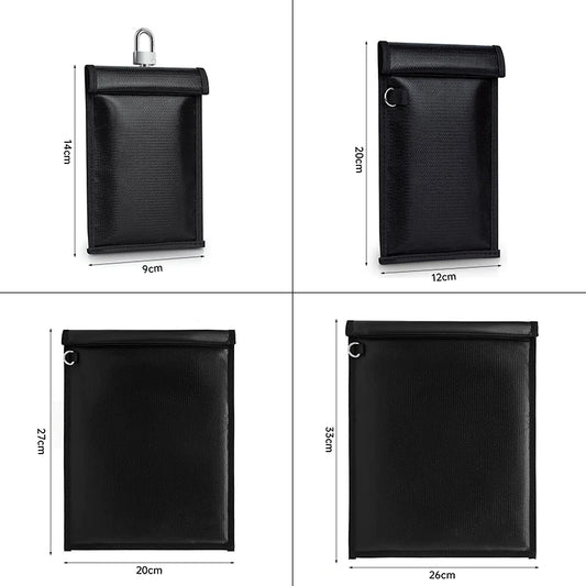 RFID Faraday Car Key Shielding Bag And RF Signal Protector
