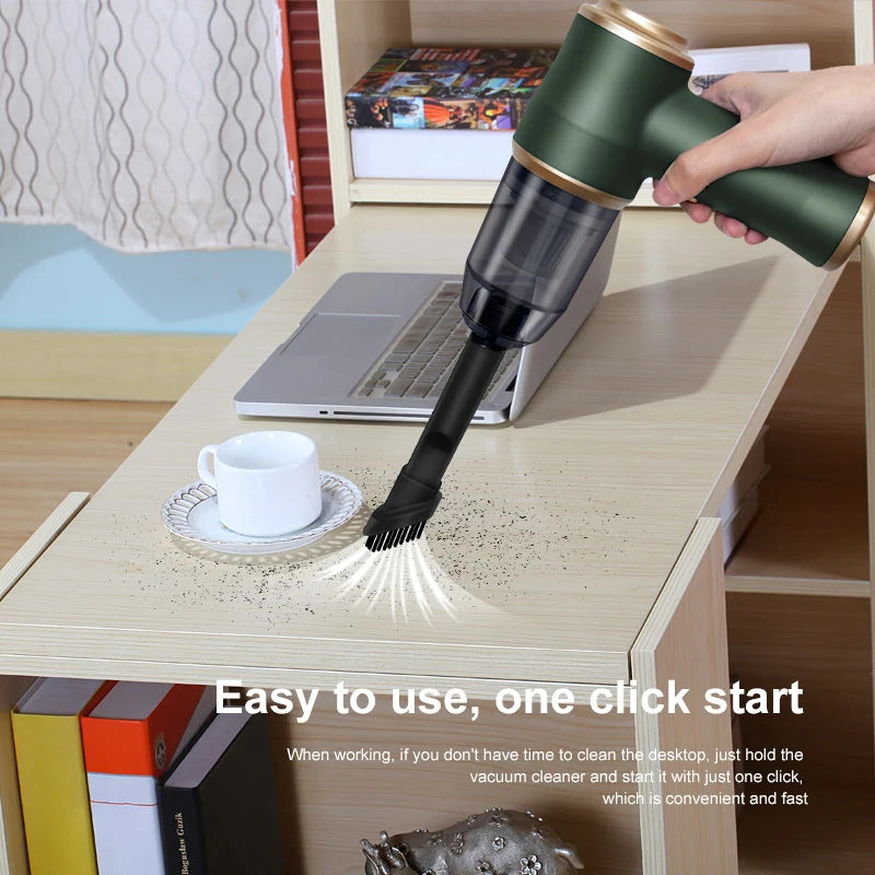 Wireless Car Vacuum Cleaner Cordless HEPA Dust Removal For Cars