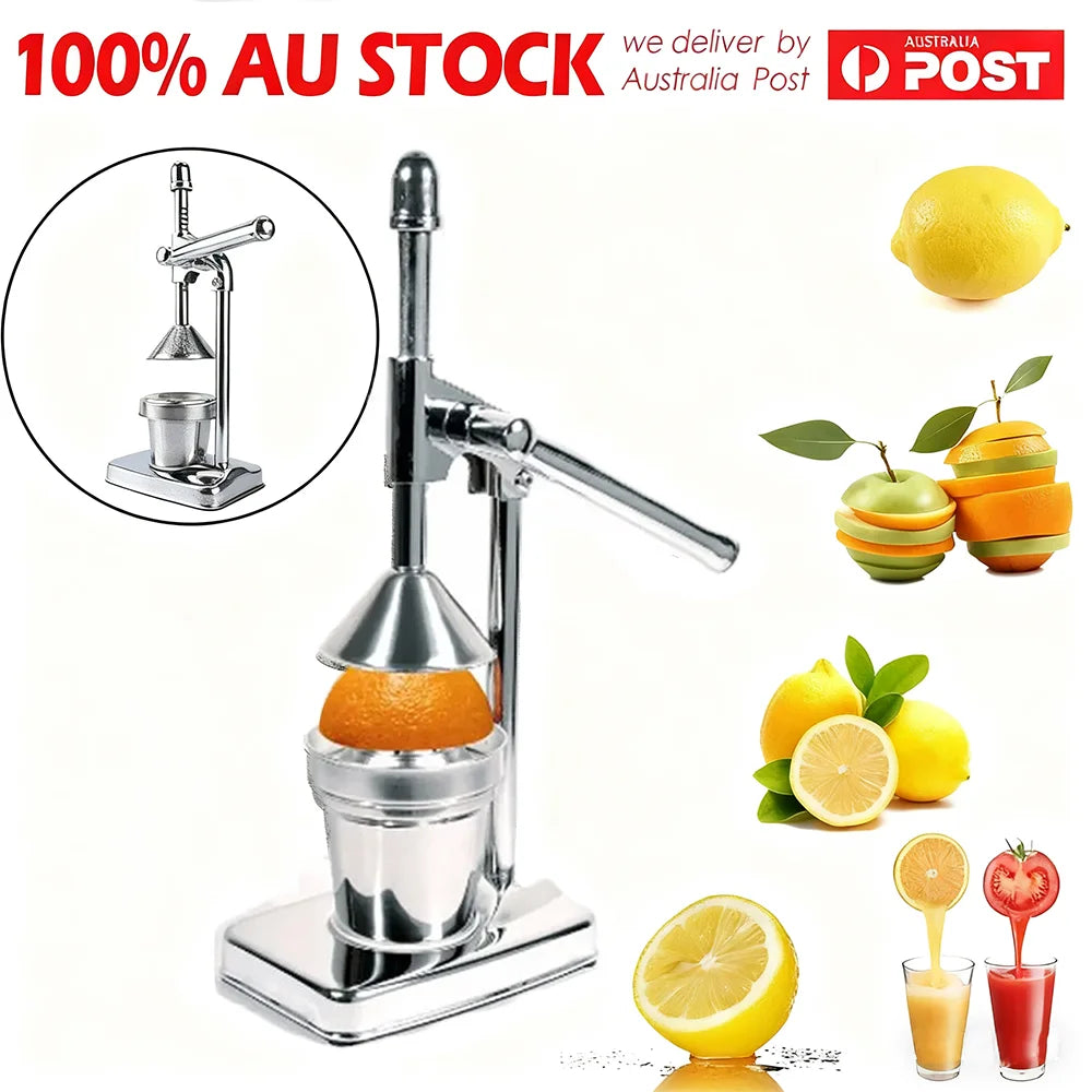 Stainless Steel Manual Juicer Handheld Citrus Press Kitchen Tool