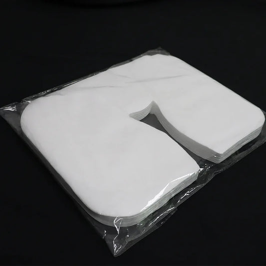 Spa Salon Disposable Massage Face Rest Cushion Covers Cradle Sheets Headrest Pillow Paper Massage Face Cradle Table Cover