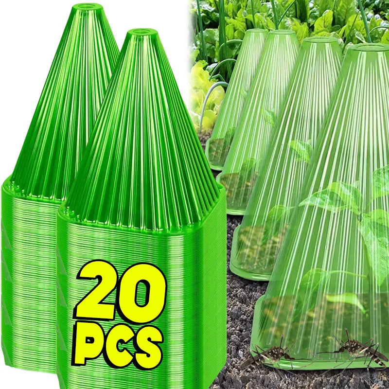Plant Cloches Cover Reusable Snail Collar For Garden Protection