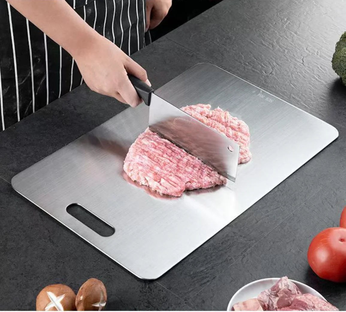 304 Stainless Steel Chopping Board For Kitchen Antibacterial Mildew Proof