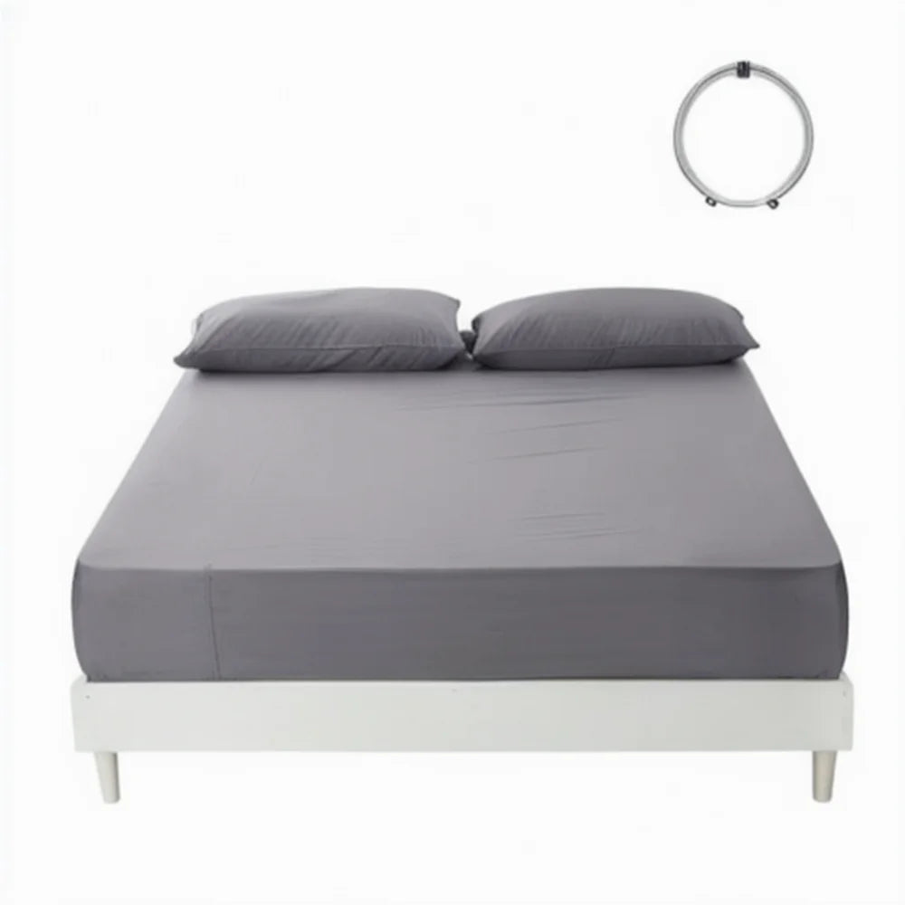 U-Silver Earthing Grounding Fitted Sheet With Silver Thread Grounding Plug