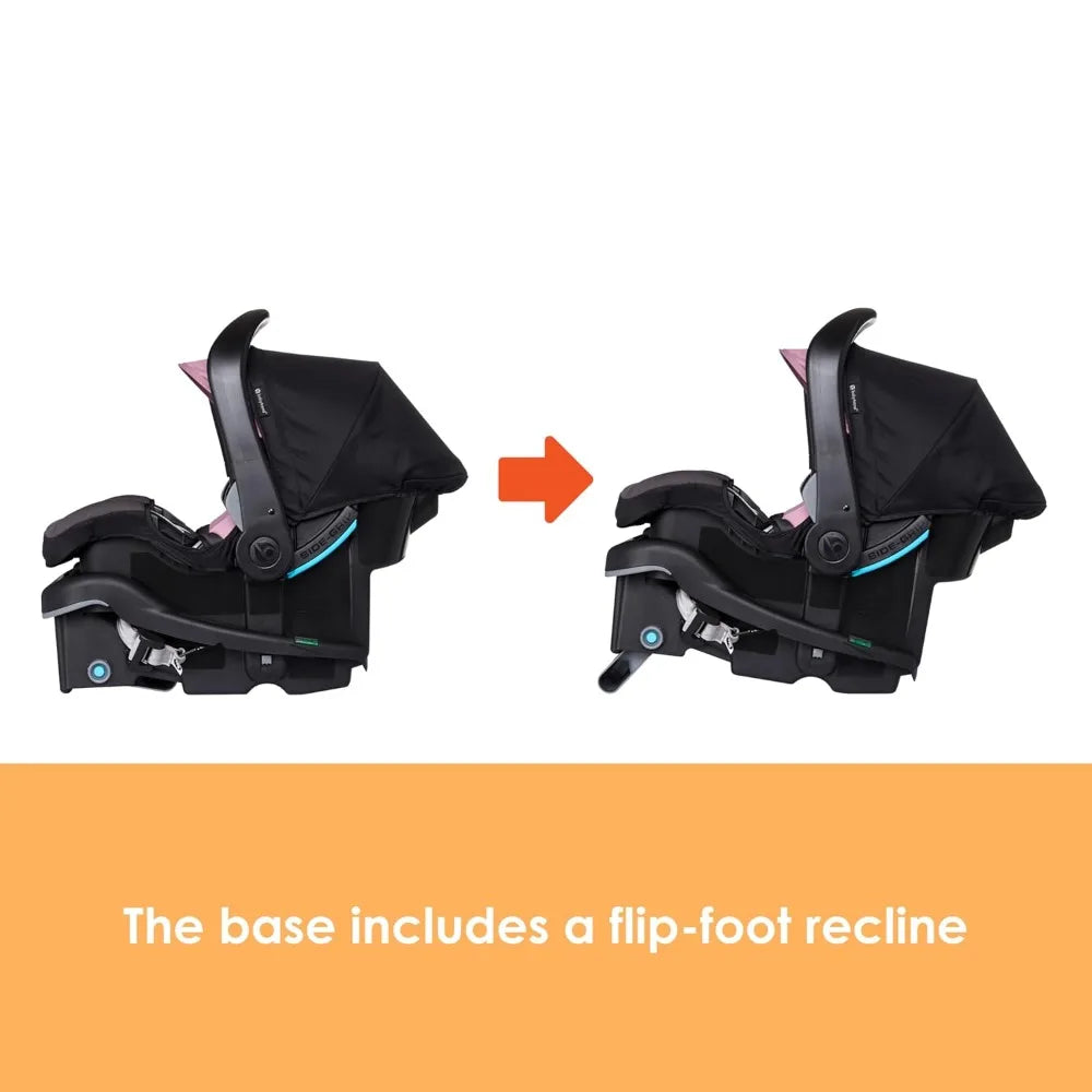 Lightweight Infant Car Seat With Plush Cushioning And Adjustable Harness