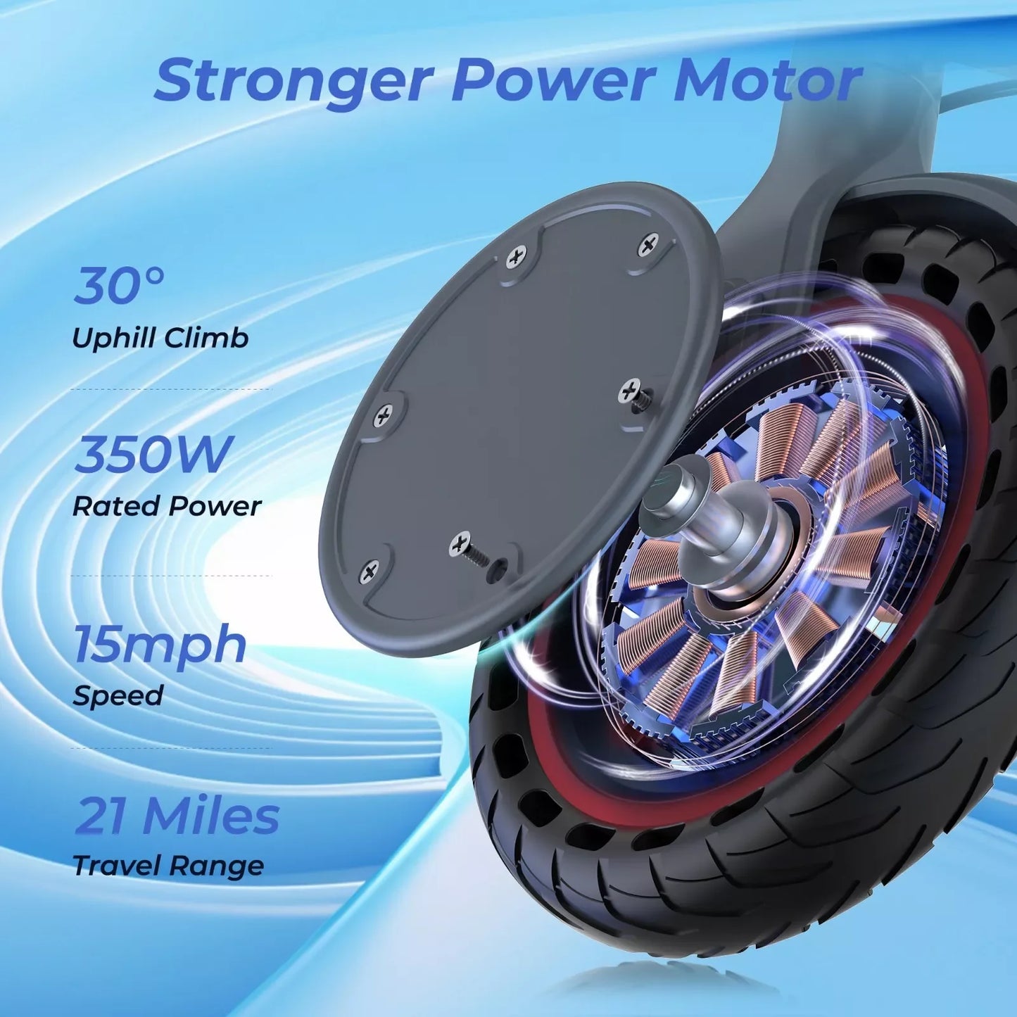 Ladped LP80 350W Electric Scooter Folding Smart App