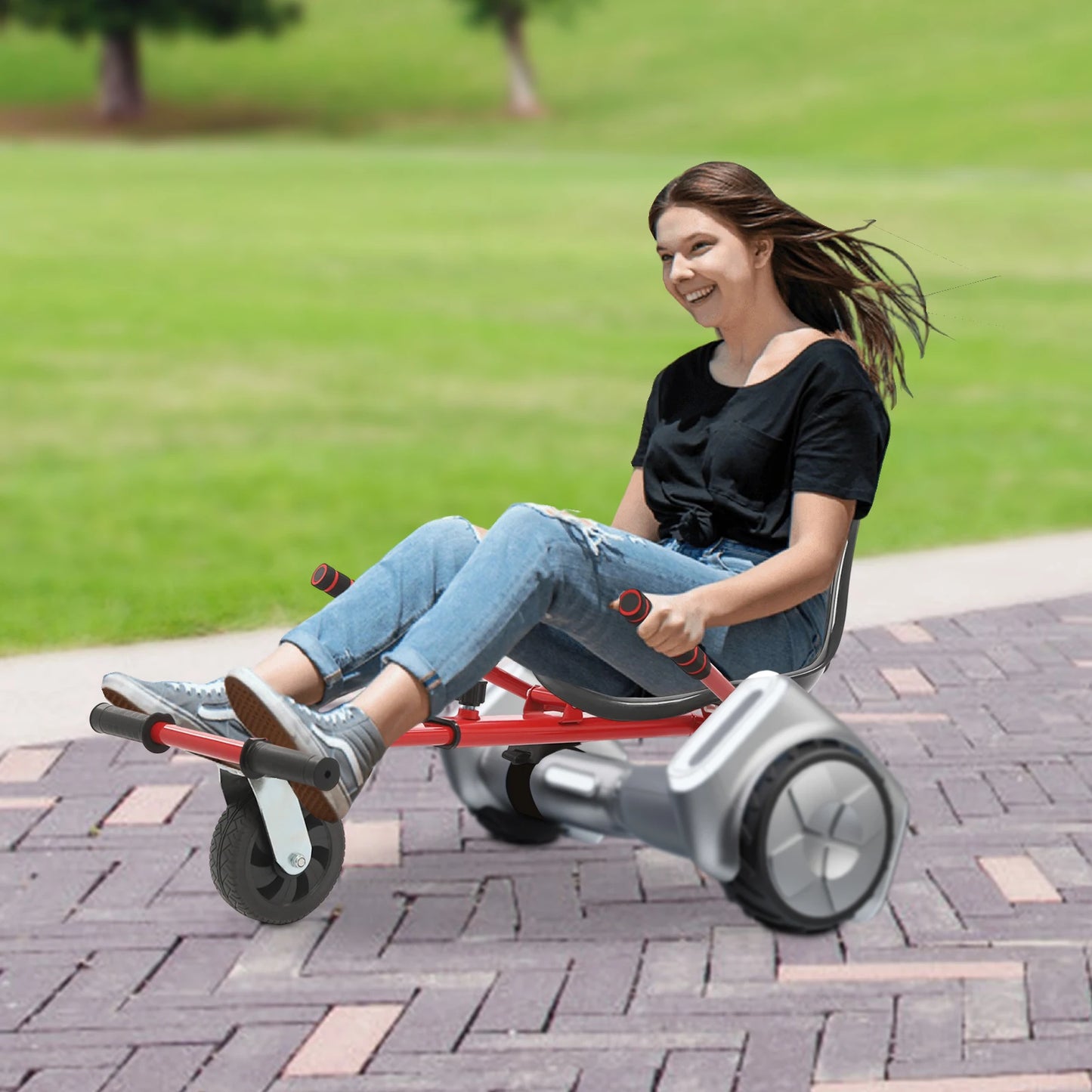 Hoverboard Seat Attachment for Balancing Scooter Adjustable Fit