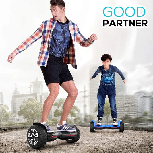 Warrior All Terrain Hoverboard With Bluetooth Speakers And LED Lights