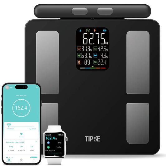 8-Electrode Smart Body Scale With Full Composition Analysis Bluetooth Sync