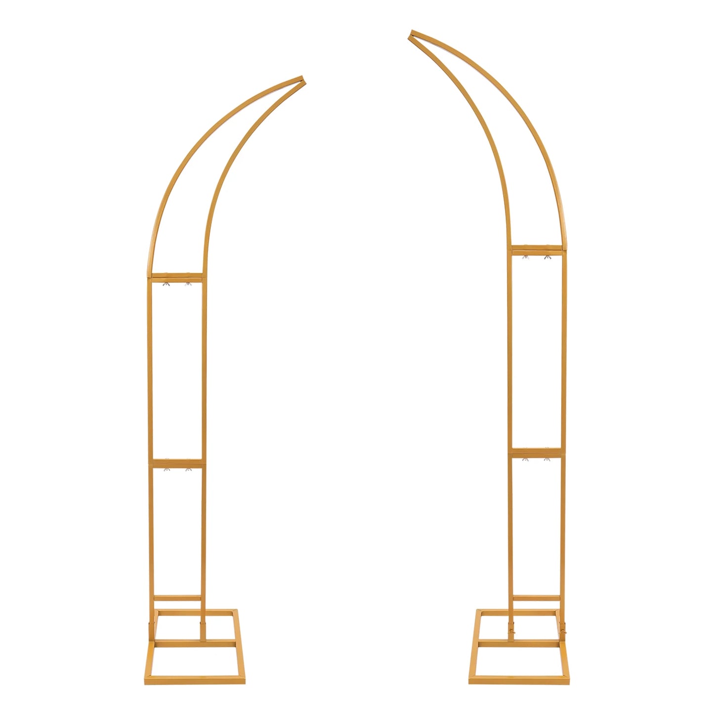 2 Piece Wedding Arch Backdrop Stands Metal Frame For Ceremony
