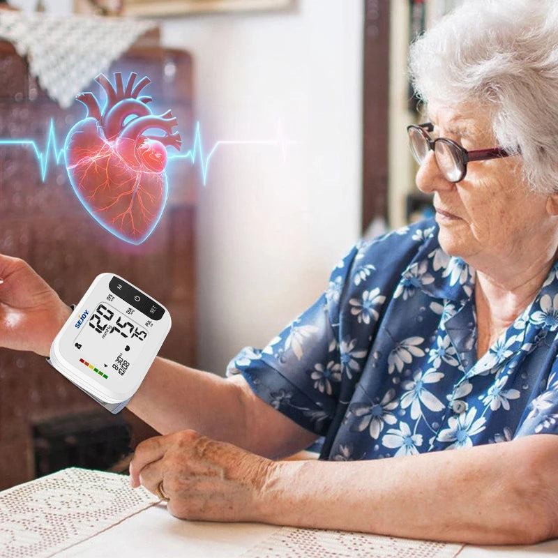 Sejoy Digital Wrist Blood Pressure Monitor And Finger Pulse Oximeter