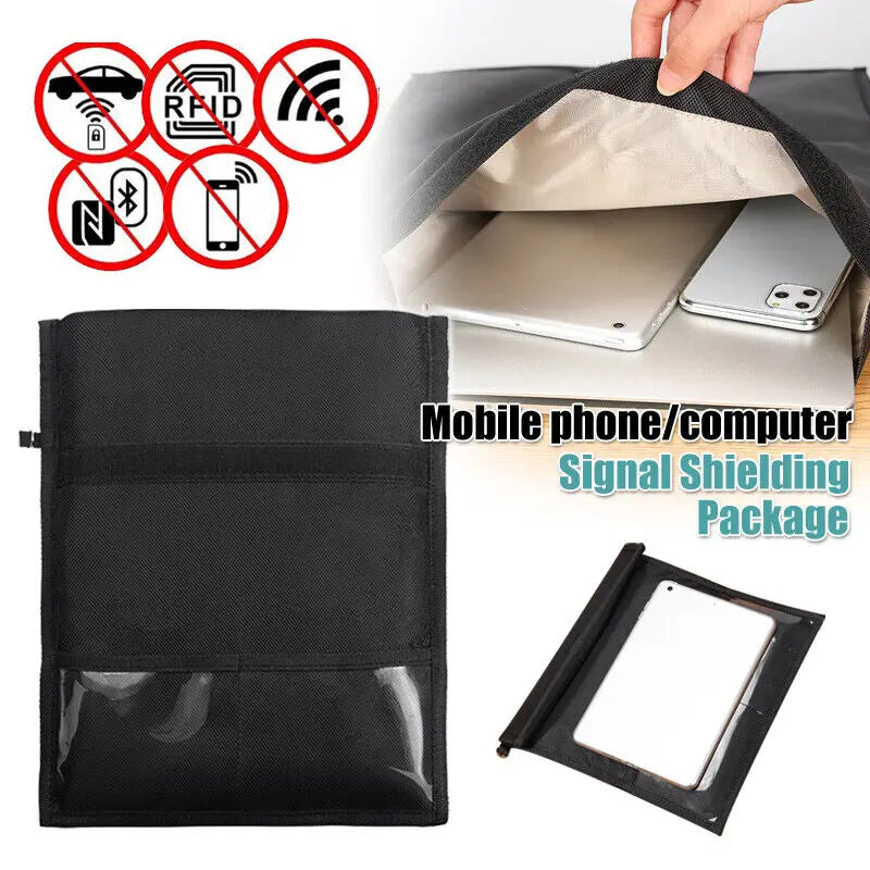 Faraday Shielding Pouch Case For Phones, Cards And Keys