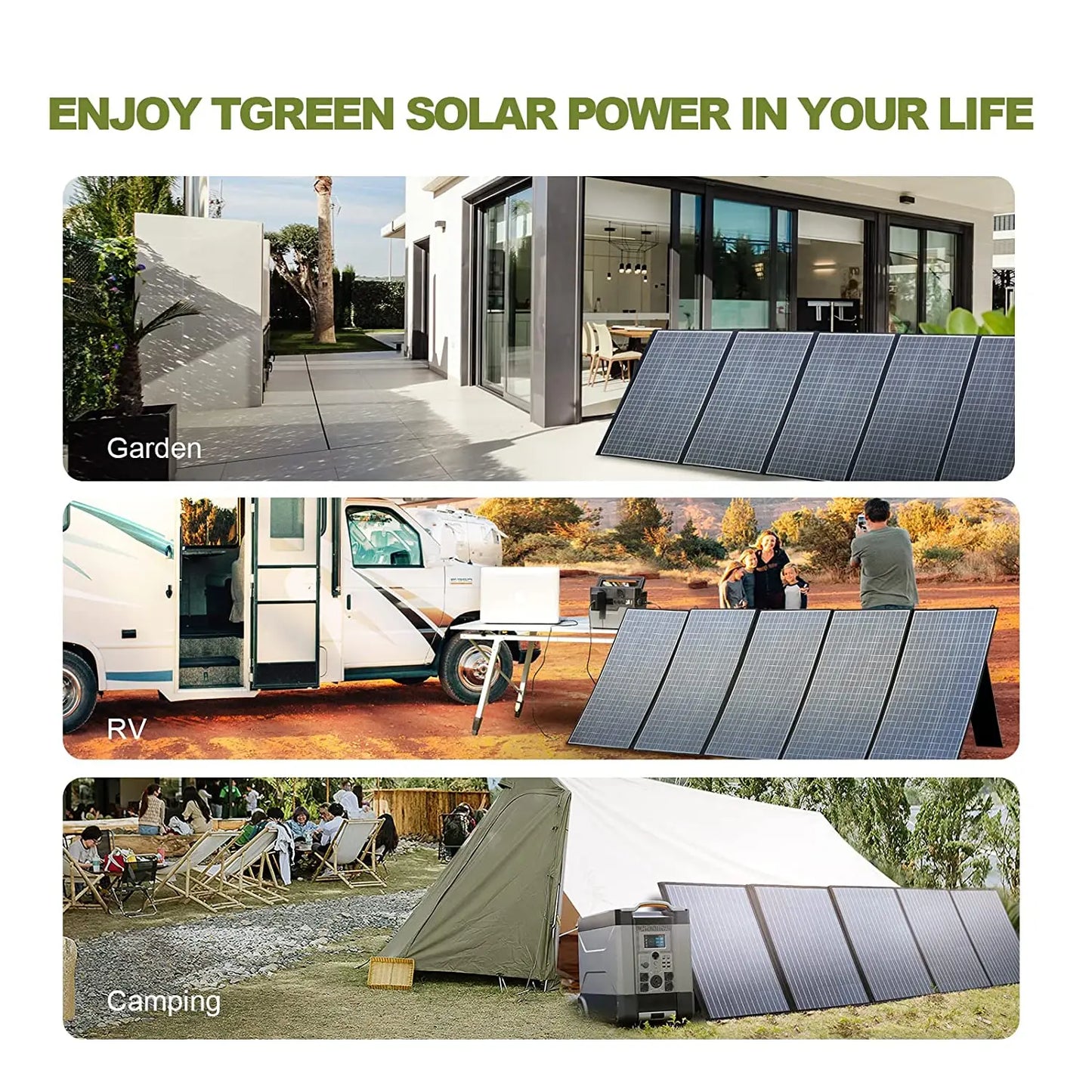 ALLPOWERS Portable Foldable Solar Charger for Camping and RVs