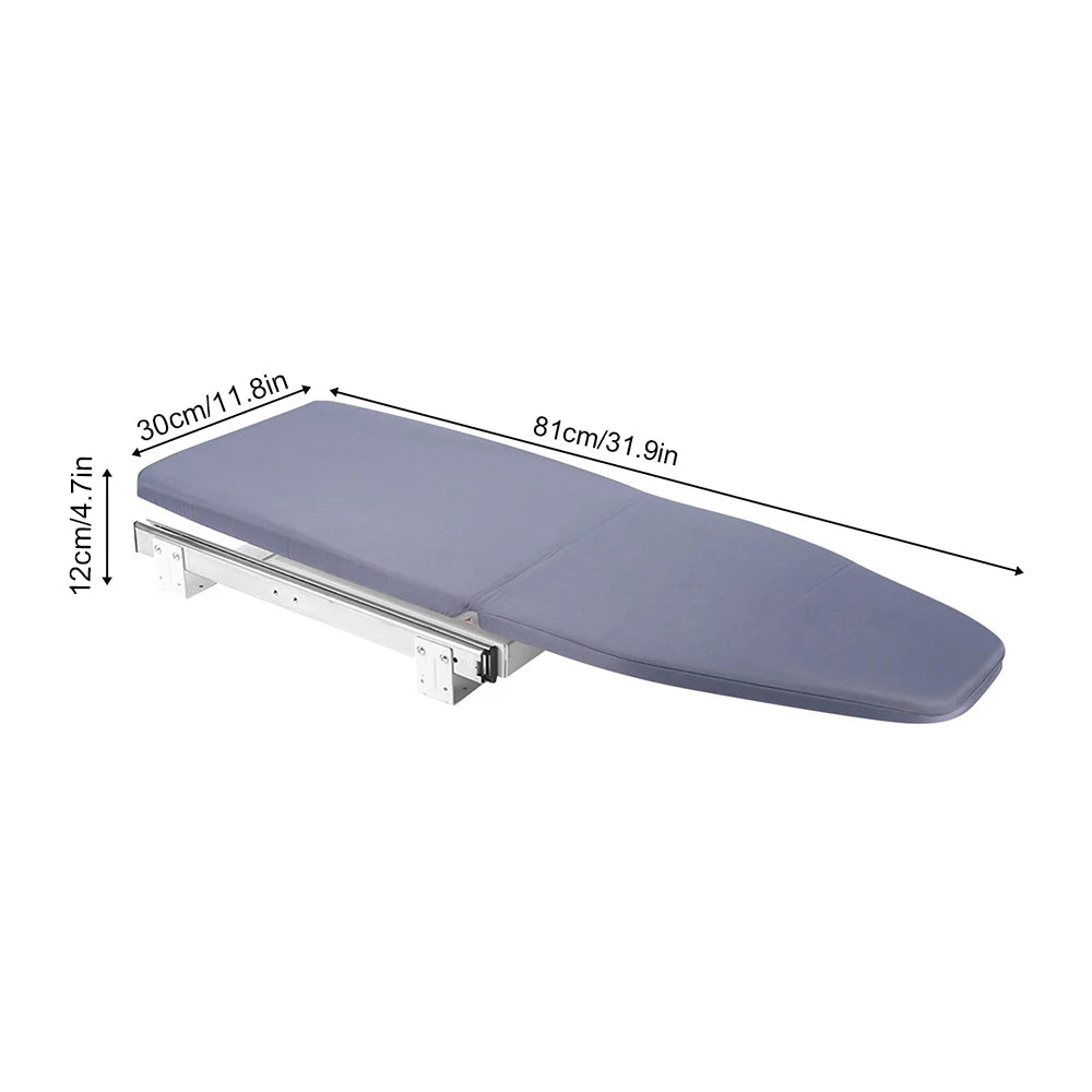Modern Retractable Ironing Board For Cabinet Closet Pull Push Stowaway