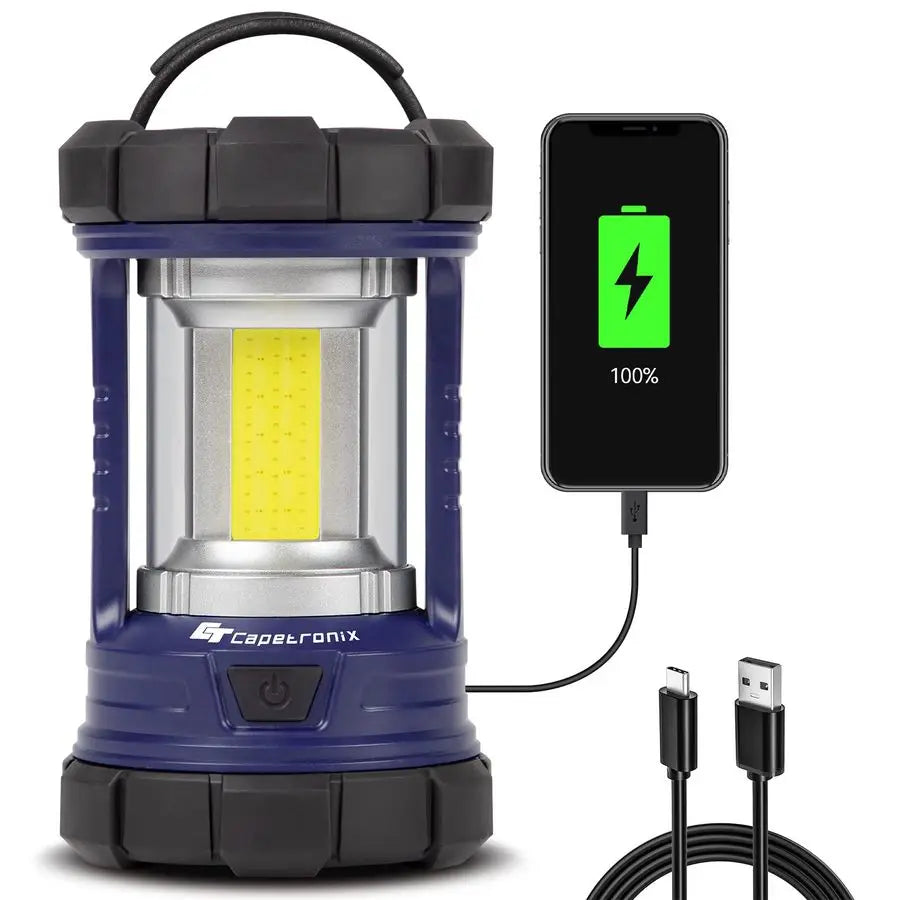 3200LM LED Camping Lantern With 4600mAh Phone Charger