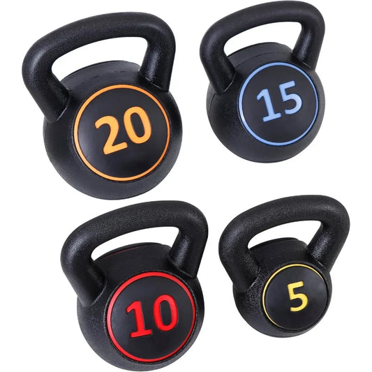 XMSJ Kettlebell Sets Home Gym Essentials 5 10 15 20