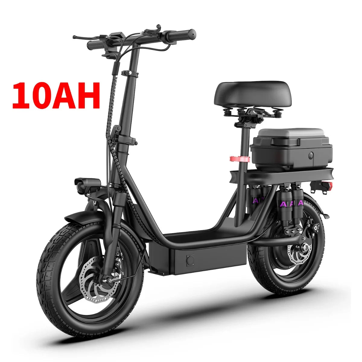 UPlee GQ8 48V 750W Peak Electric Scooter Foldable With Trunk