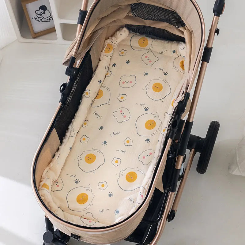 Baby Stroller Seat Cushion Soft Mattress Pushchair Car Mat
