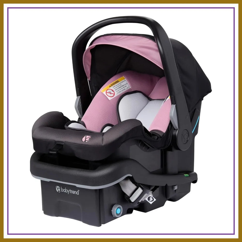 Lightweight Infant Car Seat With Plush Cushioning And Adjustable Harness