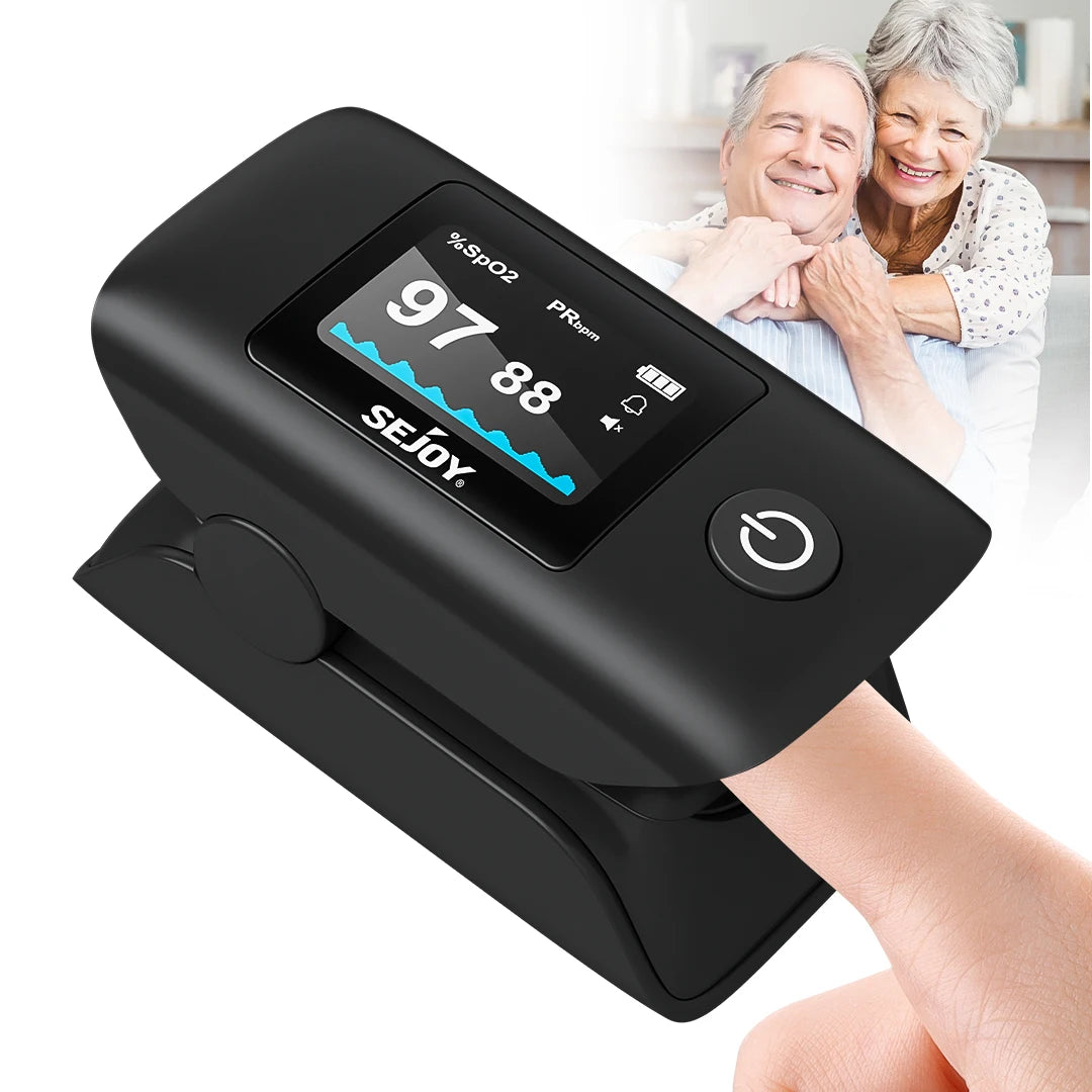 Sejoy Digital Wrist Blood Pressure Monitor And Finger Pulse Oximeter