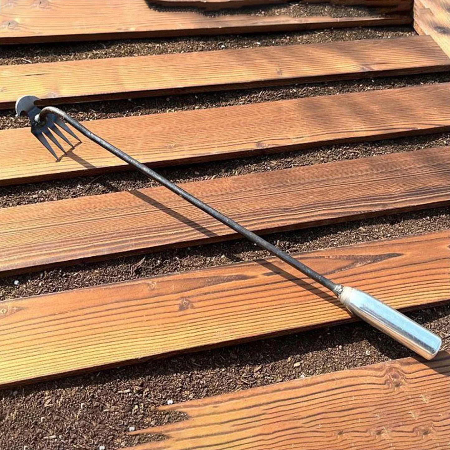 Alloet Hand Weeder Tool With Long Handle Garden Digger For Yard Lawn