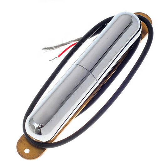 Chrome Plated Lipstick Pickup Single Coil For Bass Guitar