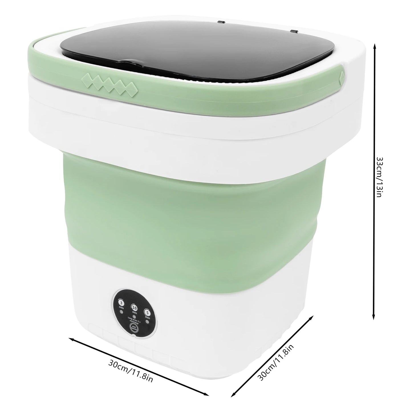 Mini Foldable Washing Machine Pure Copper Motor 3 Modes