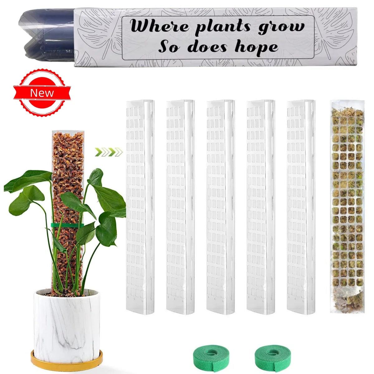 Moss Pole Plant Support for Climbing Plants