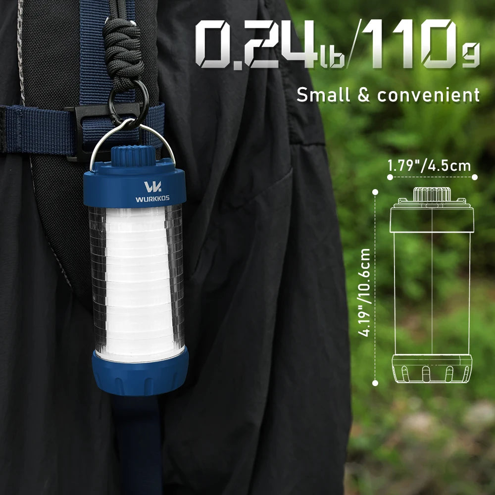 Wurkkos CL01 Camping Light 550 Lumen Rechargeable LED Flashlight