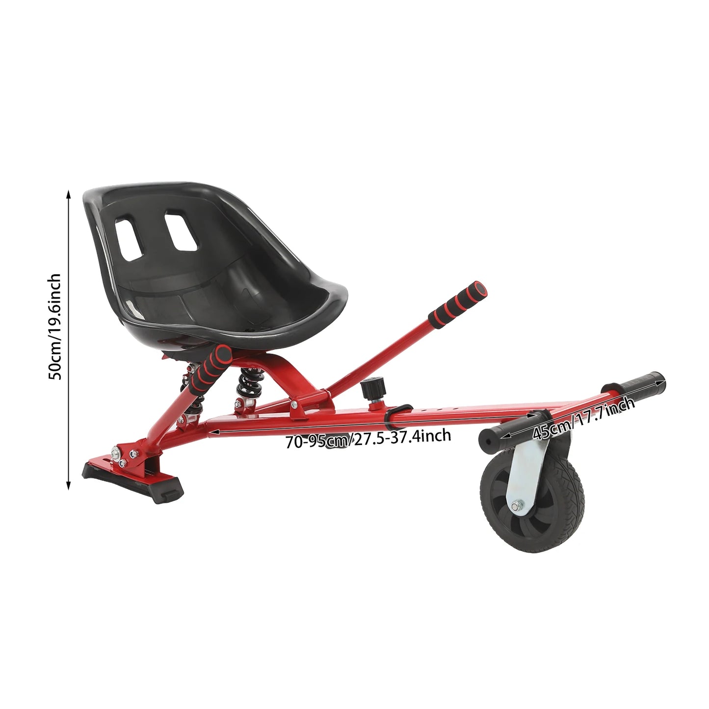 Hoverboard Seat Attachment for Balancing Scooter Adjustable Fit