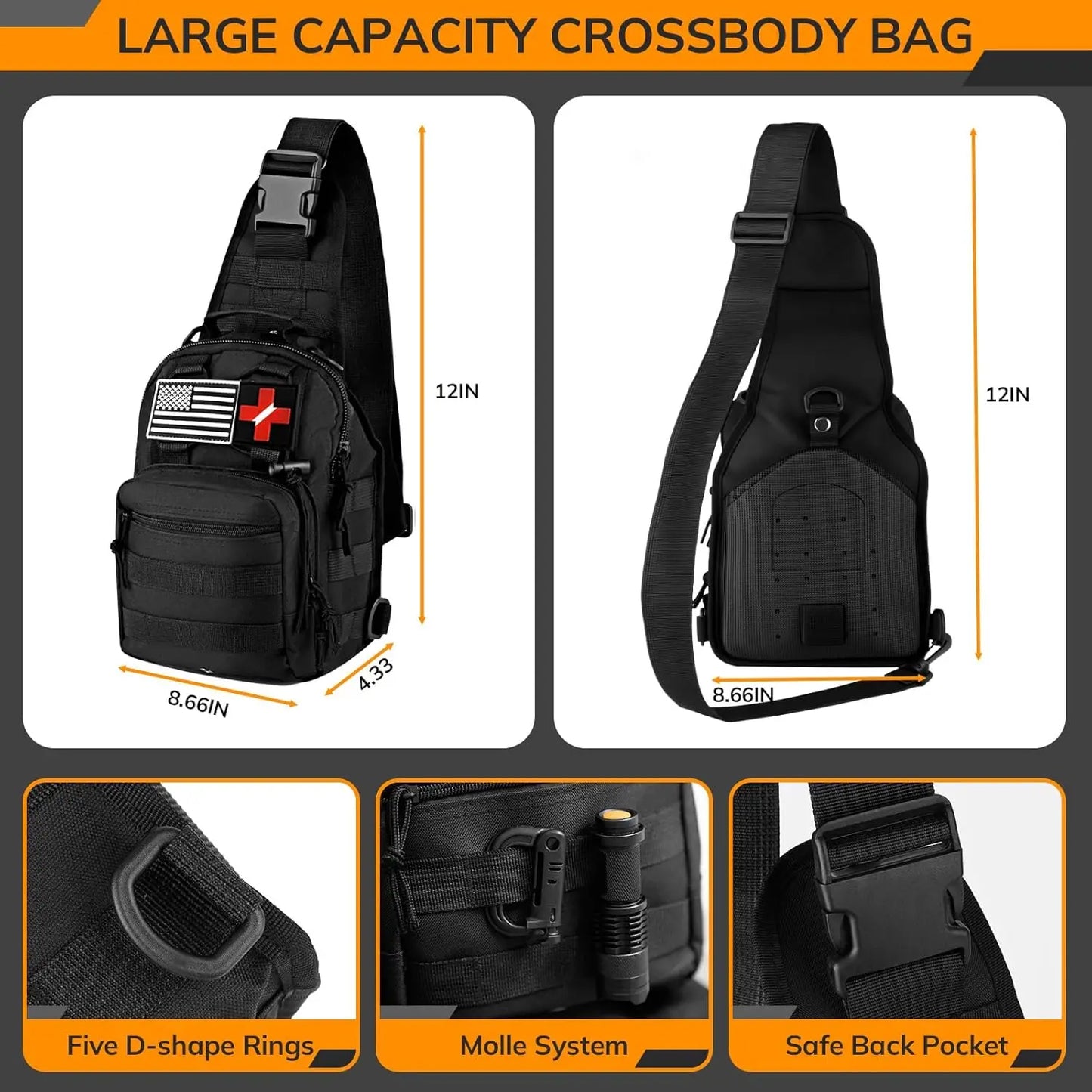 250 Piece Survival Kit With First Aid And Tactical Gear For Outdoors