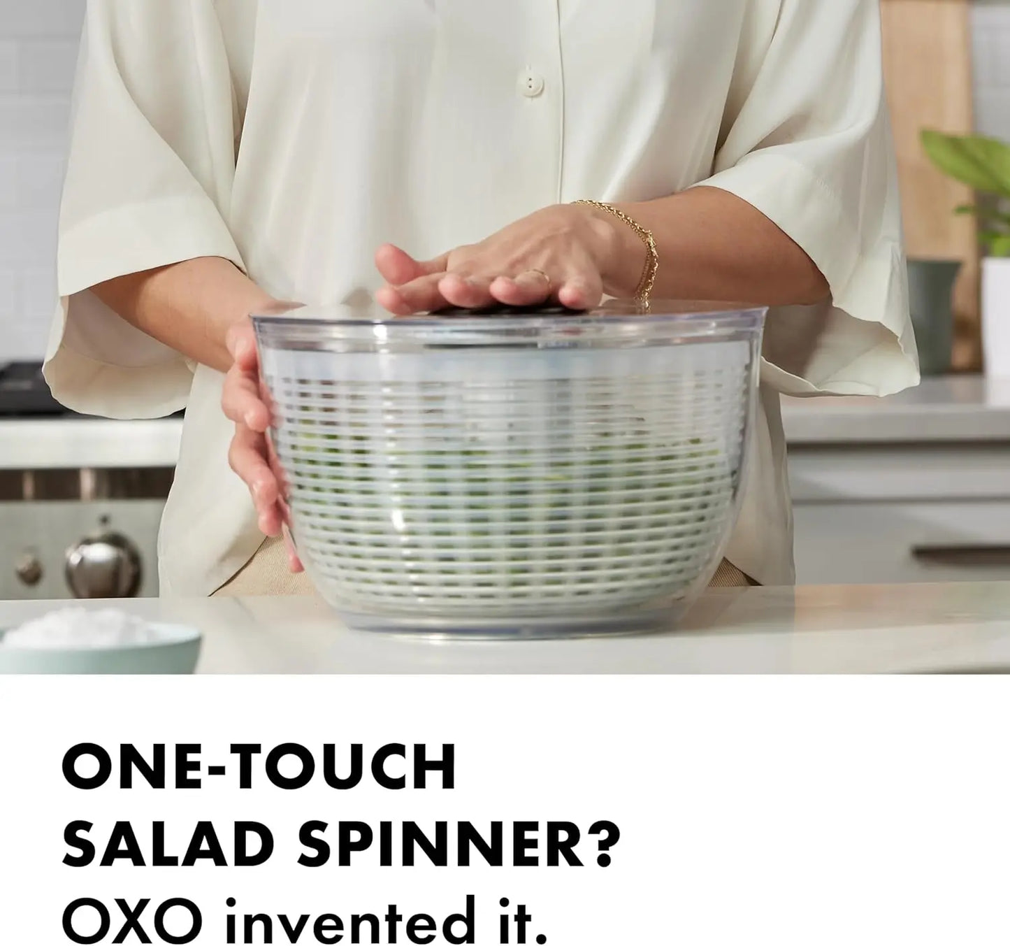 OXO Good Grips Salad Spinner For Drying Lettuce And Produce