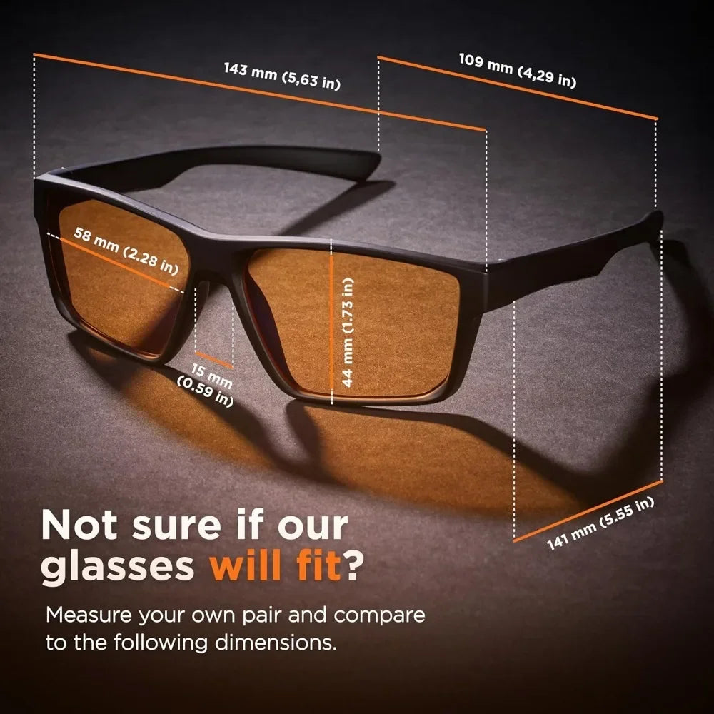 Blue Light Blocking Gaming Glasses For Anti Fatigue And Eyestrain Relief