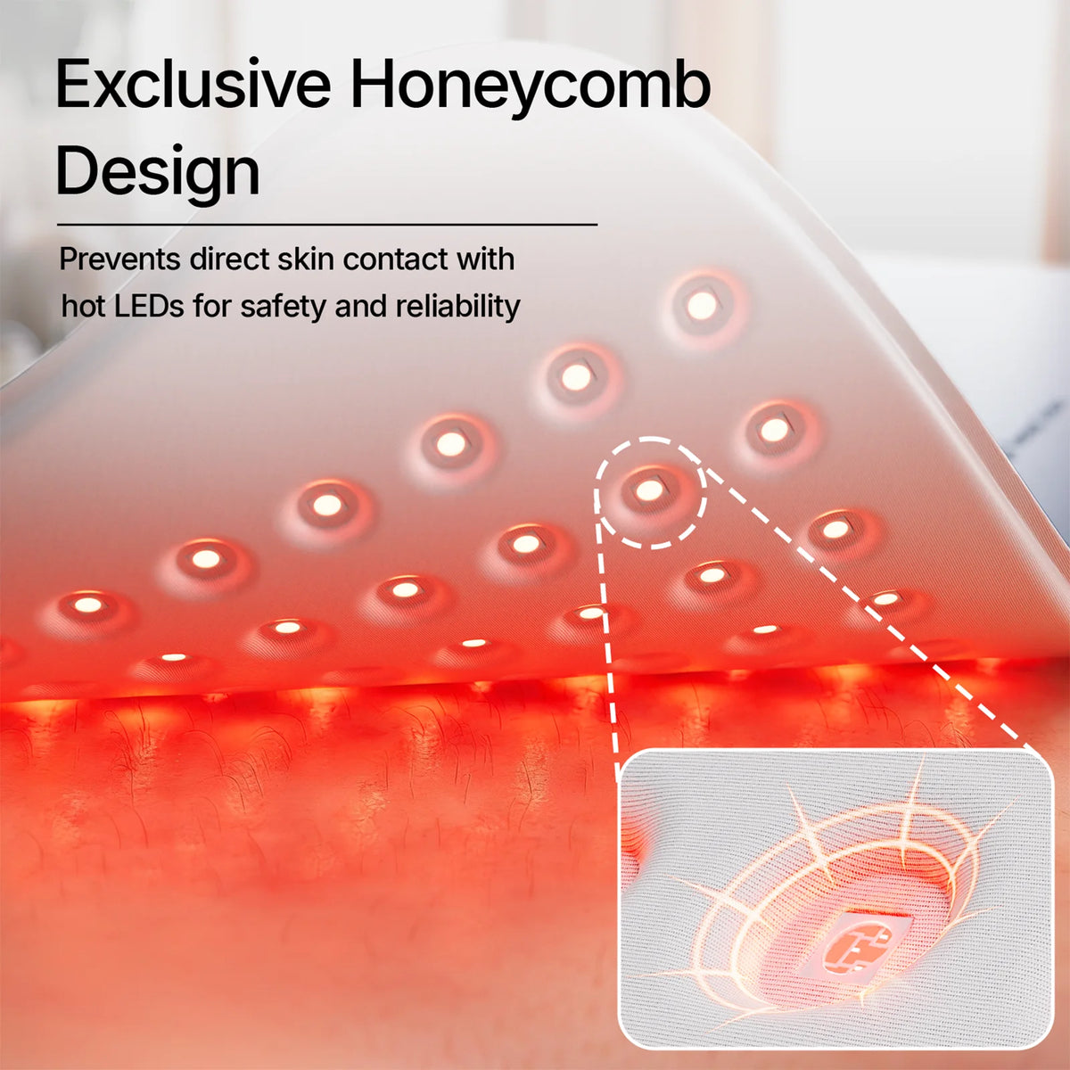 Hello Face Red Light Therapy Pad For Body Relaxation