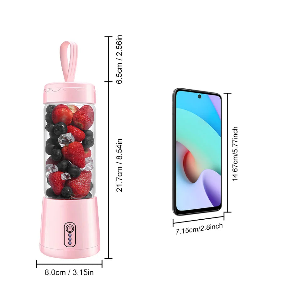 Personal Smoothie Maker Portable USB Rechargeable On The Go
